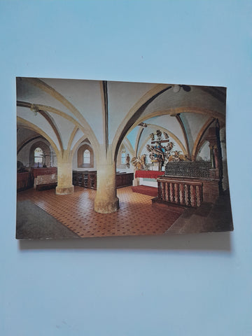AK Wallfahrtskirche Heiligenblut. Krypta mit dem Grabmal des Heiligen Briccius.