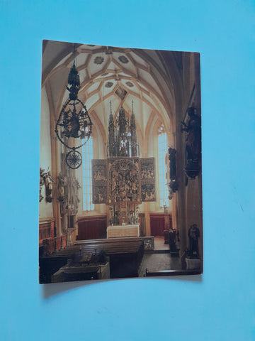 AK Heiligenblut. Hochaltar der Ortskirche.