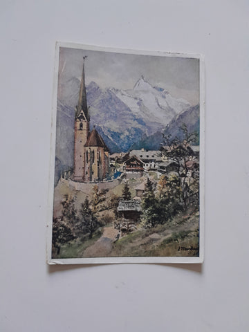 AK Heiligenblut. Nach einem Aquarell v. Ed. Manhart.