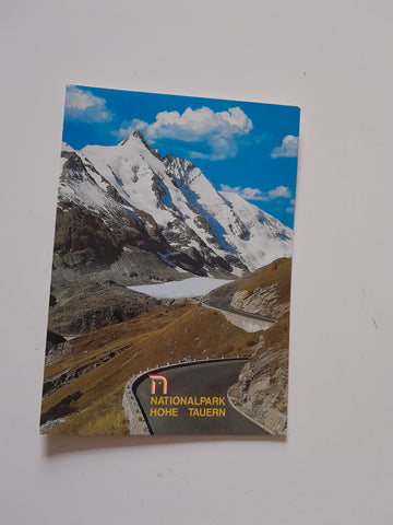 AK Großglockner Hochalpenstraße Auffahrt Südrampe mit Großglockner.