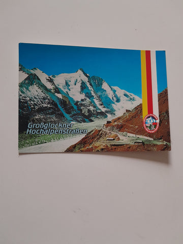 AK Großglockner Hochalpenstraße mit Großglockner. Auffahrt Südrampe - Schönwand.