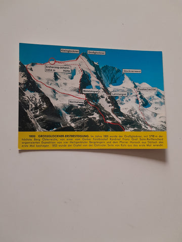 AK 1800 Großglockner Erstbesteigung.