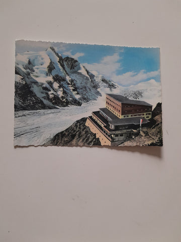 AK Kaiser Franz Josefshaus mit Großglockner u. Johannisberg.