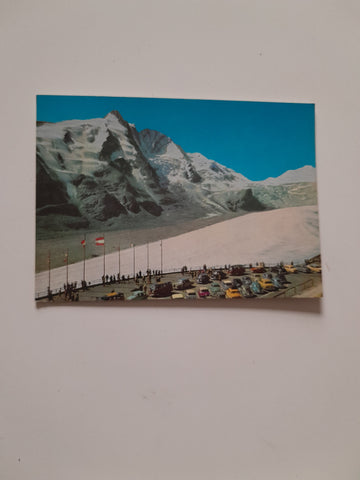AK Großglockner. Parkplatz Freiwandeck.