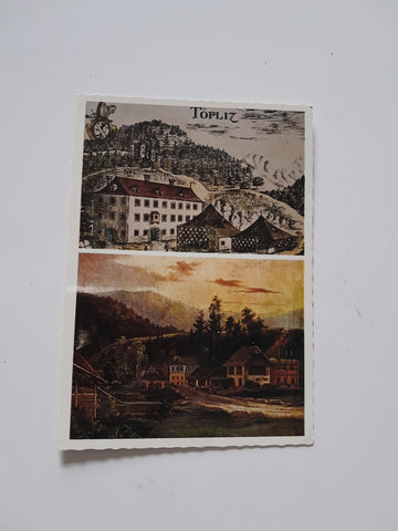 AK Warmbad Villach. Thermal-Hallenbad und Kurhotel im Jahre 1688 und 1847.