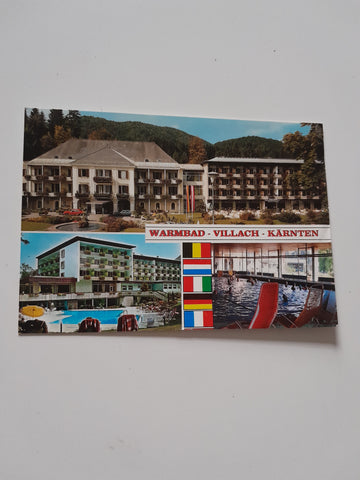 AK Warmbad Villach. Kurhotel Warmbaderhof.