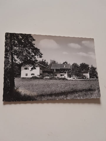 AK Landskron bei Villach. Hotel Egger mit Kanzel.