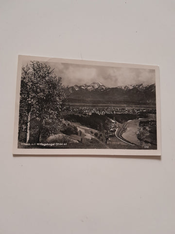 AK Villach mit Mittagskogel.
