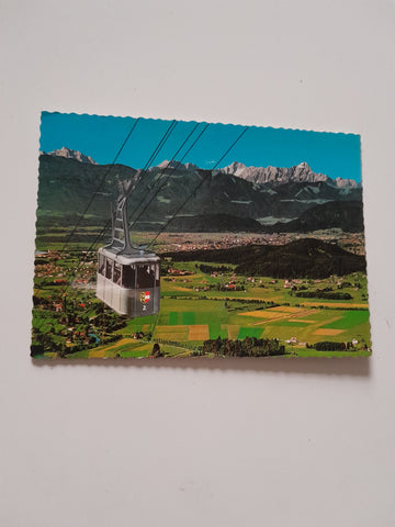 AK Kanzelbahn. Blick auf Villach.