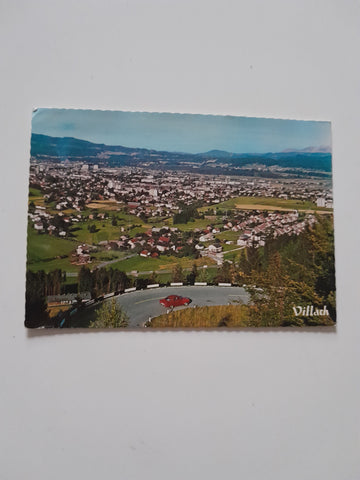 AK Villach. Blick von der Villacher Alpenstraße.