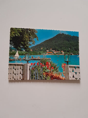 AK Blick auf den Klopeinersee.