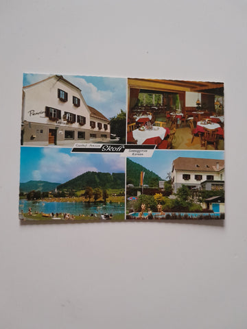 AK Altendorf/Sonneggersee. Gasthof Pension Skoff Karl Polaschek.