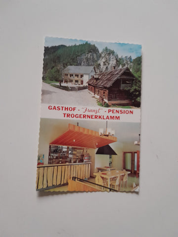 AK Gasthof Franzl Pension Trögernerklamm.