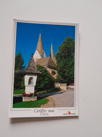 AK Grüße aus Diex. Pfarrkirche.