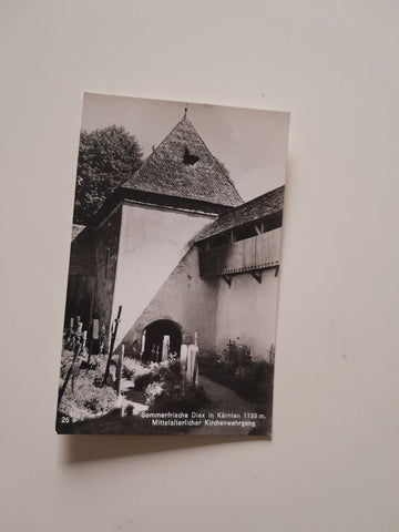 AK Diex. Mittelalterlicher Kirchenwehrgang.