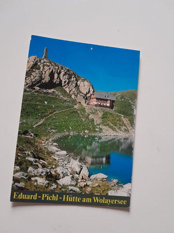 AK Eduard Pichl Hütte am Wolyersee. Birnbaum.