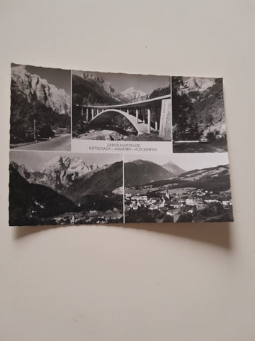 AK Grenzlandstraße Kötschach - Mauthen - Plöckenpass. (1963)