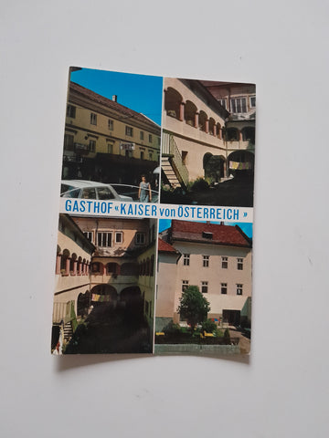 AK Hermagor. Gasthof Kaiser von Österreich. Inh. Reinfried Frenzl.
