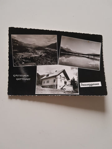 AK Presseggersee. Gästehaus Gotthart. Hermagor.