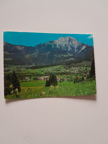 AK Gundersheim und Grafendorf gegen Reißkofel. Gailtal.