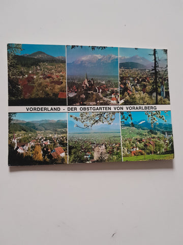 AK Vorderland - Der Obstgarten von Vorarlberg. Röthis, Rankweil, Muntlix, Weiler, Klaus.