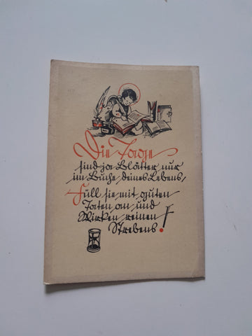 Spruch-AK Verlag: Brüder Amann Hohenems.