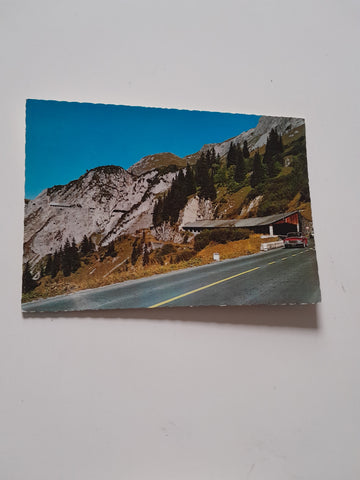 AK Flexenstraße Arlberg. Paßhöhe.
