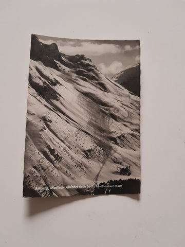 AK Arlberg, Madloch-Abfahrt nach Lech.