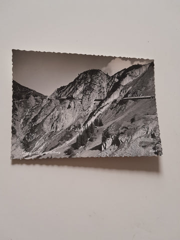 AK Flexenstrasse mit Arlberg.
