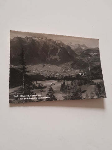 AK Muttersberg mit Bludenz u. Rhätikon.