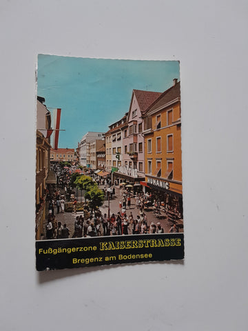 AK Bregenz am Bodensee. Fußgängerzone Kaiserstrasse.