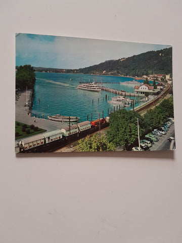 AK Bregenz am Bodensee. Hafen.