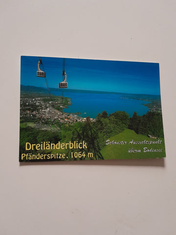 AK Dreiländerblick Pfänderspitze.
