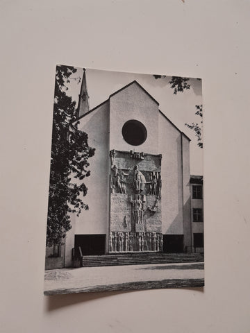 AK Bregenz am Bodensee. Kloster Mehrerau. Portalplastik v. H. Albrecht.