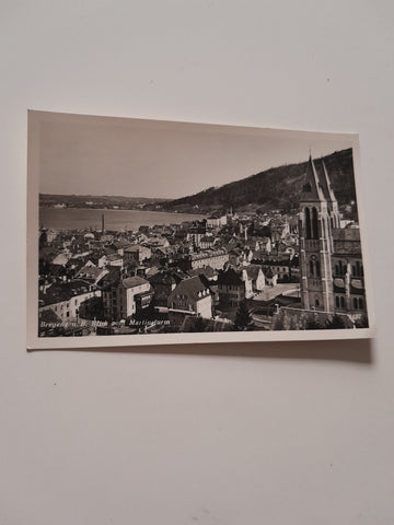 AK Bregenz am Bodensee. Blick vom Martinsturm.