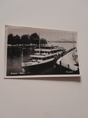 AK Bregenz am Bodensee. Hafen.