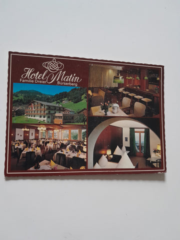 AK Bürserberg. Hotel Martin Familie Dreier.