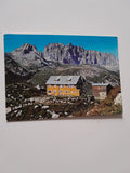 AK Freiburger Hütte mit Formarinsee und Roter Wand.