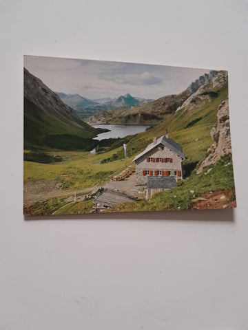 AK Ravensburger Hütte am Spullersee.