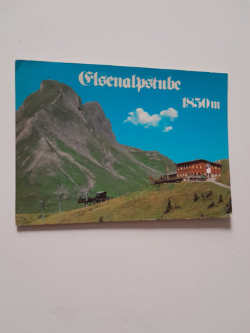 AK Berggasthaus Eisenalpstube. Endstation UGA-Sesselbahn. Damüls.