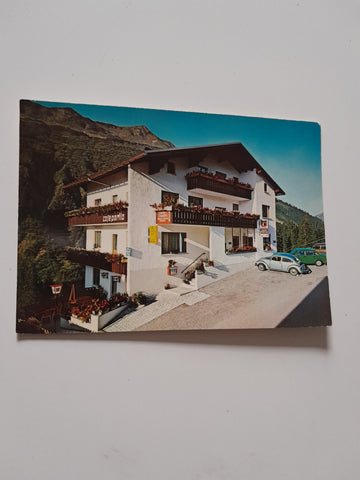 AK Damüls. Cafe und Fremdenheim Portla. Bes. Fam. Gridling.