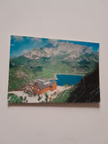 AK Freiburger Hütte mit Formarinsee und Roter Wand.