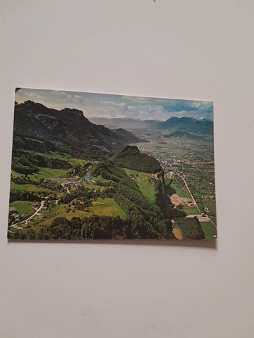 AK Hohenems. Ems-Reute mit Blick ins Rheintal.