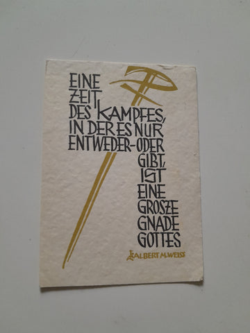Spruch-AK Verlag Schneider, Höchst.