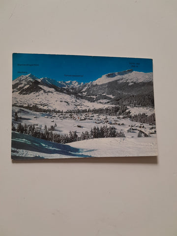 AK Kleinwalsertal. Riezlern mit Hoch Ifen und Schwarzwassertal.