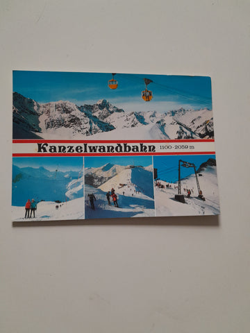 AK Kanzelwandbahn. Riezlern. Kleinwalsertal.