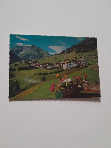 AK Kleinwalsertal. Hirschegg mit Widderstein.