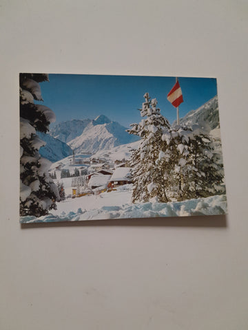 AK Kleinwalsertal. Hirschegg mit Widderstein.