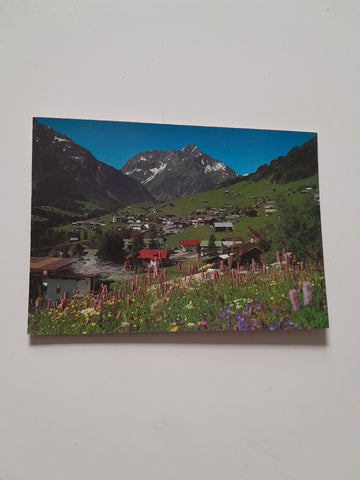 AK Kleinwalsertal. Hirschegg mit Widderstein.