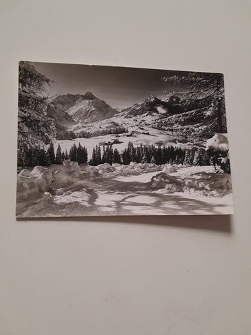 AK Kleinwalsertal. Blick von der Klinik Dr. Baumann. Hirschegg.